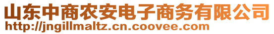 山東中商農(nóng)安電子商務(wù)有限公司