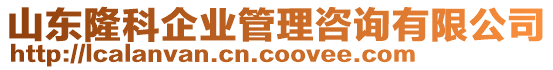 山東隆科企業(yè)管理咨詢有限公司