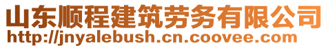 山東順程建筑勞務(wù)有限公司