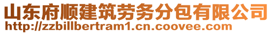 山東府順建筑勞務(wù)分包有限公司