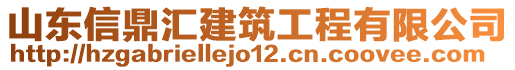 山東信鼎匯建筑工程有限公司