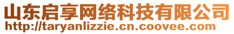 山東啟享網(wǎng)絡(luò)科技有限公司