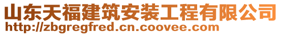 山東天福建筑安裝工程有限公司