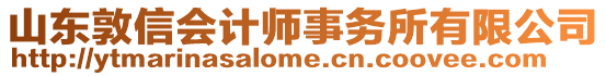 山東敦信會計師事務(wù)所有限公司