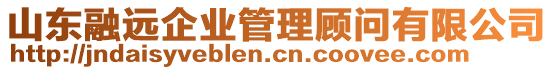 山東融遠企業(yè)管理顧問有限公司