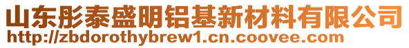 山東彤泰盛明鋁基新材料有限公司