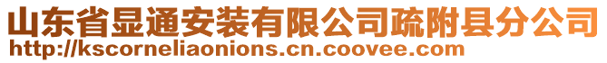 山東省顯通安裝有限公司疏附縣分公司