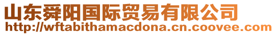 山東舜陽國際貿易有限公司