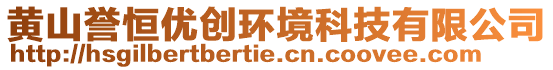 黃山譽(yù)恒優(yōu)創(chuàng)環(huán)境科技有限公司