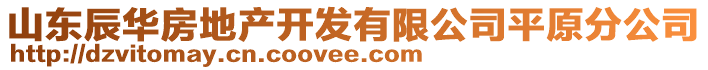 山東辰華房地產(chǎn)開發(fā)有限公司平原分公司