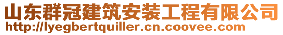 山東群冠建筑安裝工程有限公司