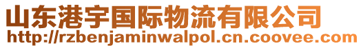 山東港宇國(guó)際物流有限公司