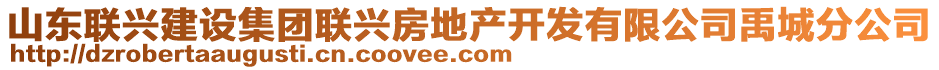 山東聯(lián)興建設集團聯(lián)興房地產(chǎn)開發(fā)有限公司禹城分公司