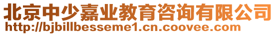 北京中少嘉業(yè)教育咨詢有限公司