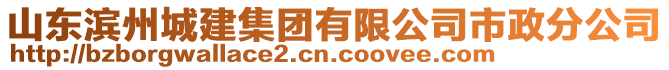 山東濱州城建集團(tuán)有限公司市政分公司