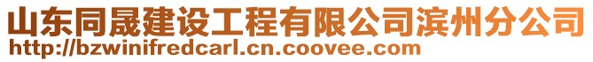 山東同晟建設工程有限公司濱州分公司