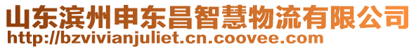 山東濱州申?yáng)|昌智慧物流有限公司