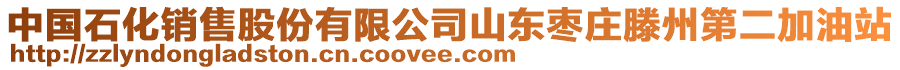 中國石化銷售股份有限公司山東棗莊滕州第二加油站