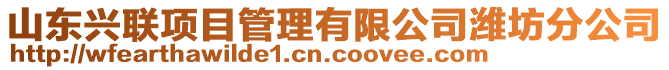 山東興聯(lián)項目管理有限公司濰坊分公司