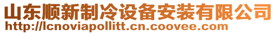 山東順新制冷設備安裝有限公司