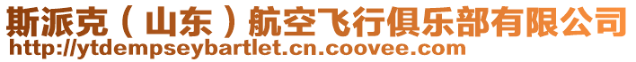 斯派克(山東)航空飛行俱樂(lè)部有限公司