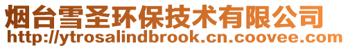 煙臺雪圣環(huán)保技術有限公司