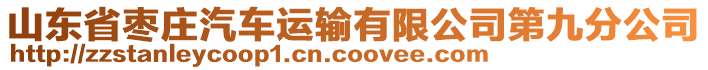 山東省棗莊汽車(chē)運(yùn)輸有限公司第九分公司