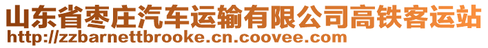 山東省棗莊汽車運輸有限公司高鐵客運站