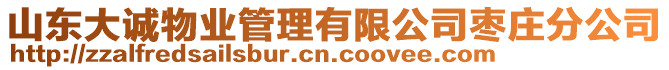 山東大誠(chéng)物業(yè)管理有限公司棗莊分公司