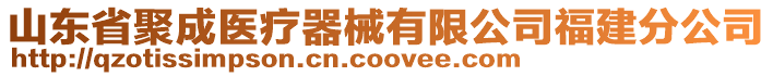 山東省聚成醫療器械有限公司福建分公司