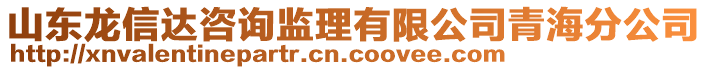 山東龍信達咨詢監(jiān)理有限公司青海分公司