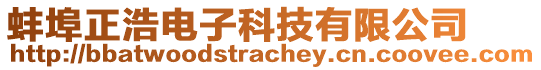 蚌埠正浩電子科技有限公司