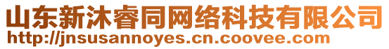 山東新沐睿同網絡科技有限公司