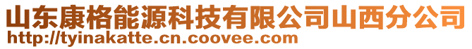 山東康格能源科技有限公司山西分公司