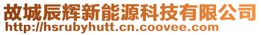 故城辰輝新能源科技有限公司