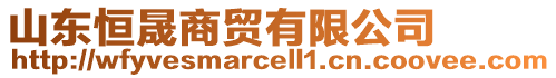 山東恒晟商貿有限公司