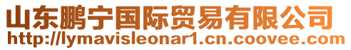 山東鵬寧國際貿(mào)易有限公司