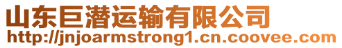 山東巨潛運輸有限公司