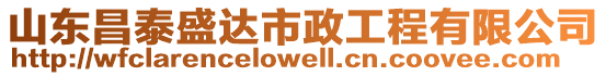 山東昌泰盛達(dá)市政工程有限公司