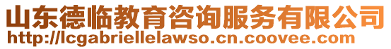 山東德臨教育咨詢服務(wù)有限公司