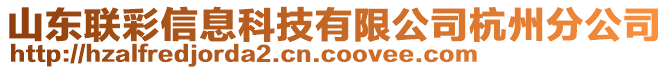 山東聯(lián)彩信息科技有限公司杭州分公司