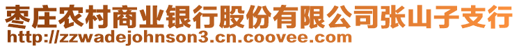 棗莊農(nóng)村商業(yè)銀行股份有限公司張山子支行