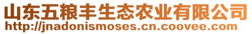 山東五糧豐生態(tài)農(nóng)業(yè)有限公司