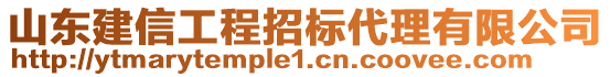 山東建信工程招標代理有限公司