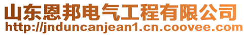 山東恩邦電氣工程有限公司