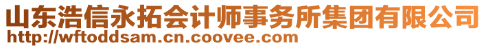 山东浩信永拓会计师事务所集团有限公司