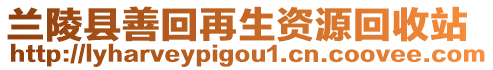 蘭陵縣善回再生資源回收站