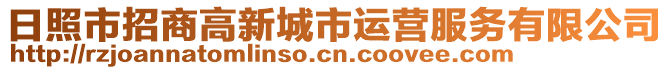 日照市招商高新城市運營服務(wù)有限公司