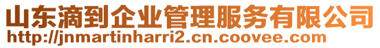 山東滴到企業(yè)管理服務(wù)有限公司