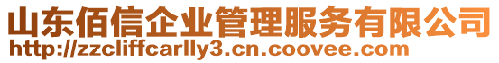 山東佰信企業(yè)管理服務(wù)有限公司